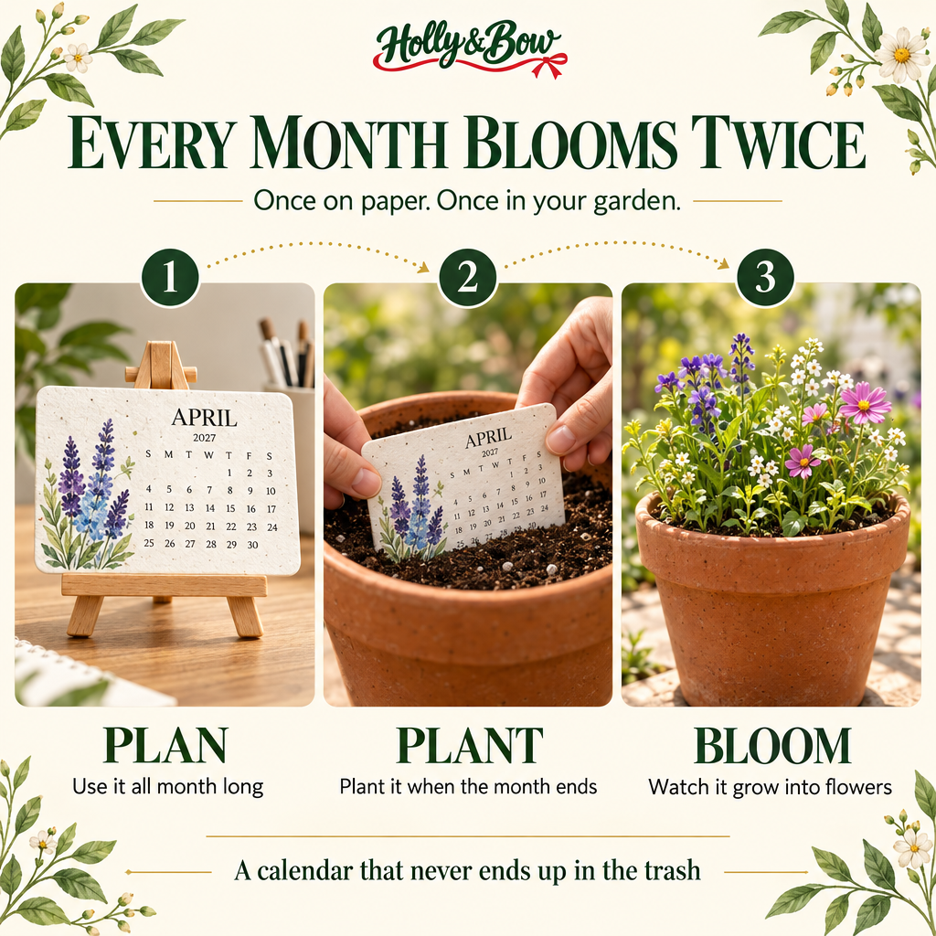 Holly & Bow Plantable Calendar