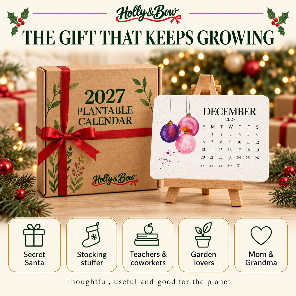 Holly & Bow Plantable Calendar