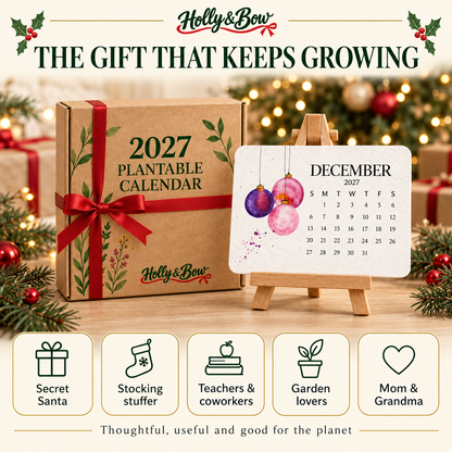 Holly & Bow Plantable Calendar